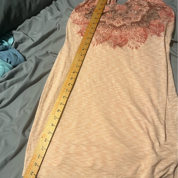 Venus cover up halter embellished small peach colored - Picture 5 of 8